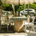Outdoor cafe table with chairs - placeholder photo